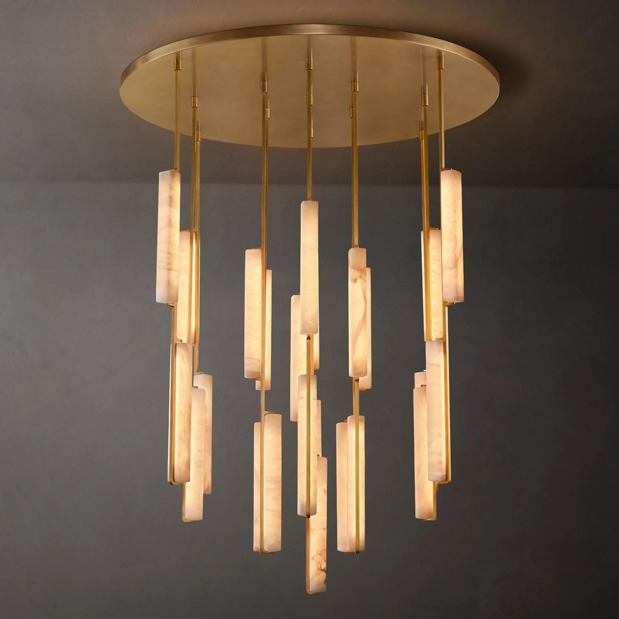 Audube Alabaster Round Chandelier
