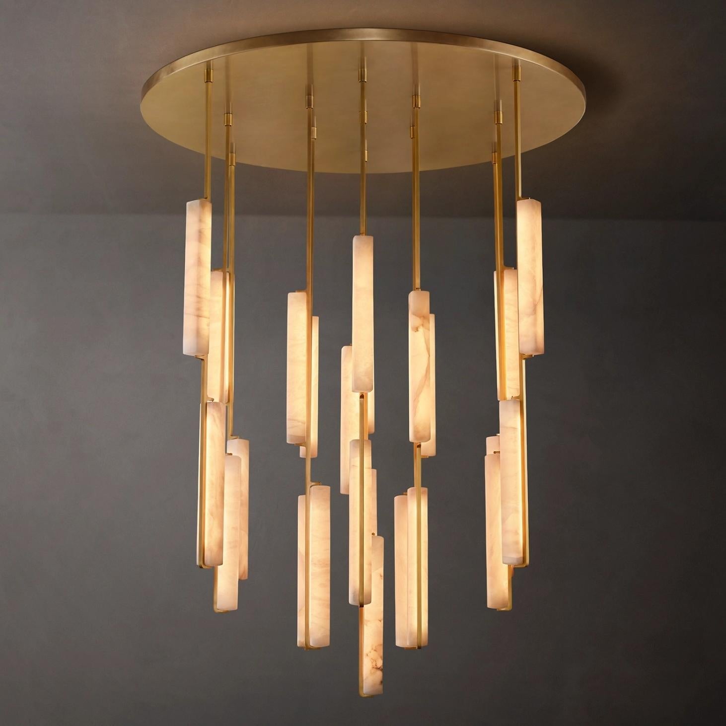 Audube Alabaster Round Chandelier