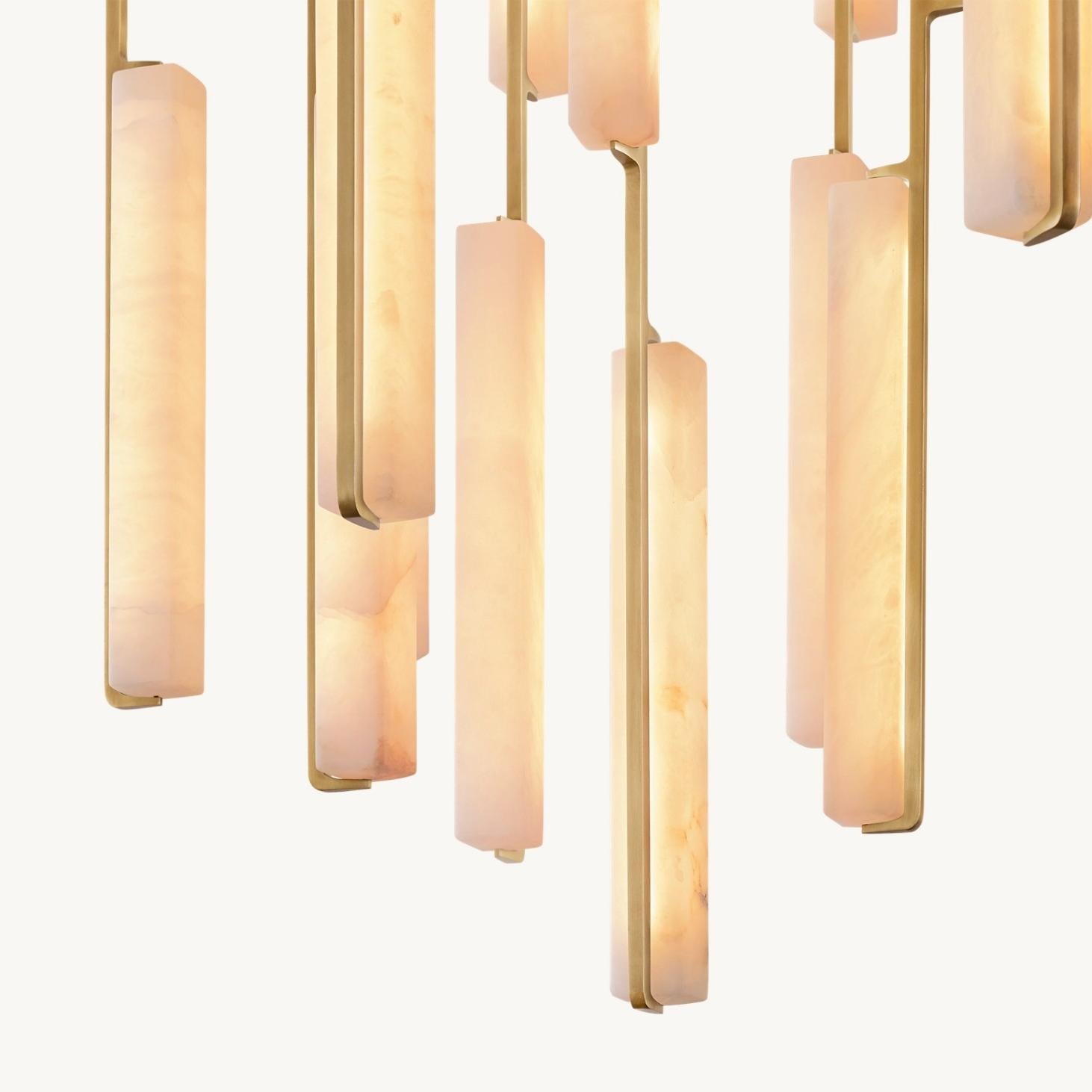 Audube Alabaster Round Chandelier