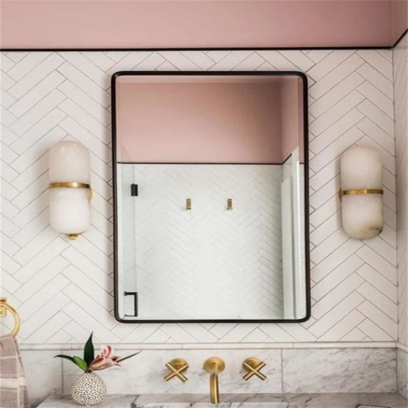 Alabaster Capsule Wall Sconce