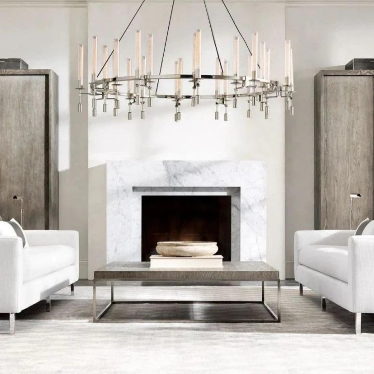 Bouncy Round Chandelier