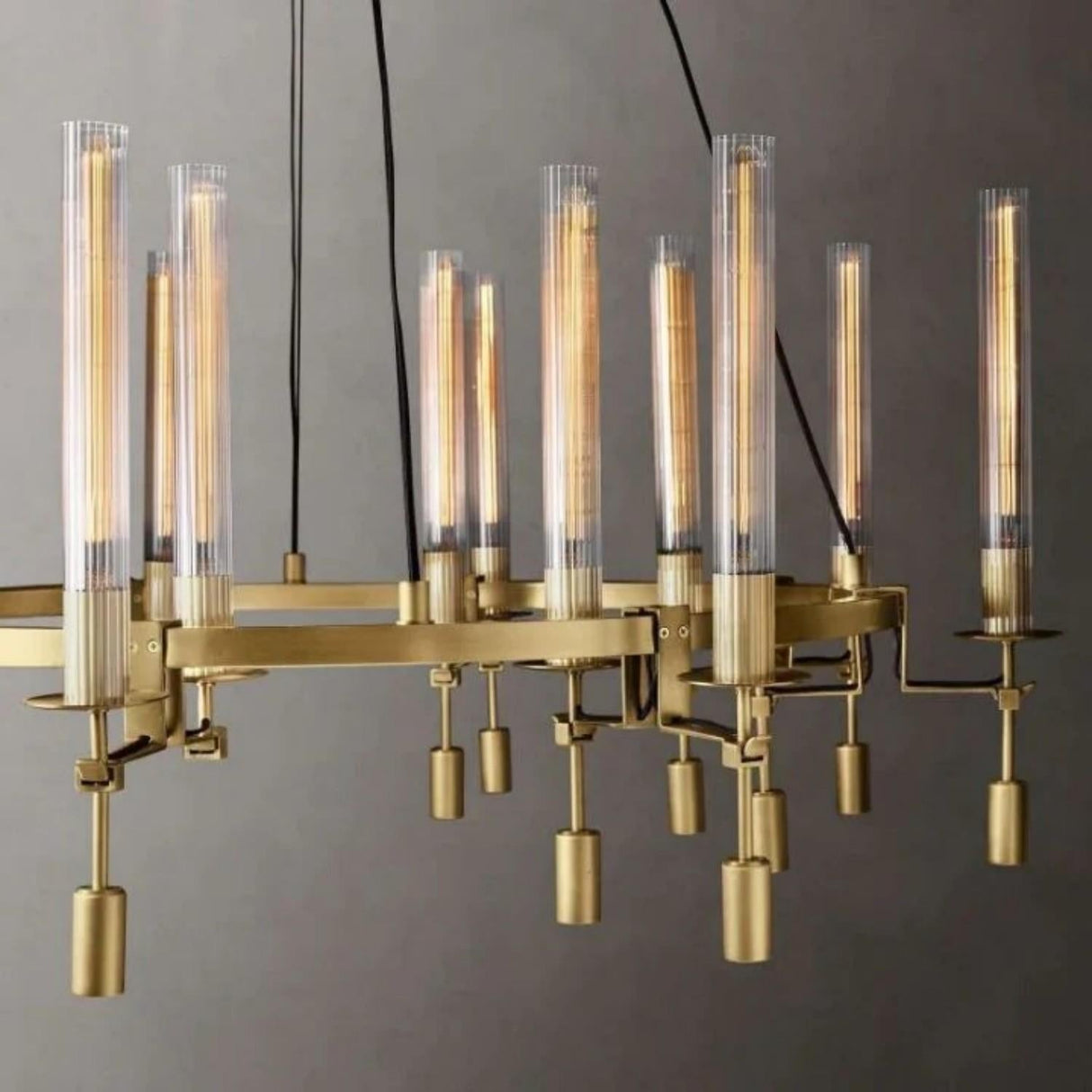 Bouncy Round Chandelier