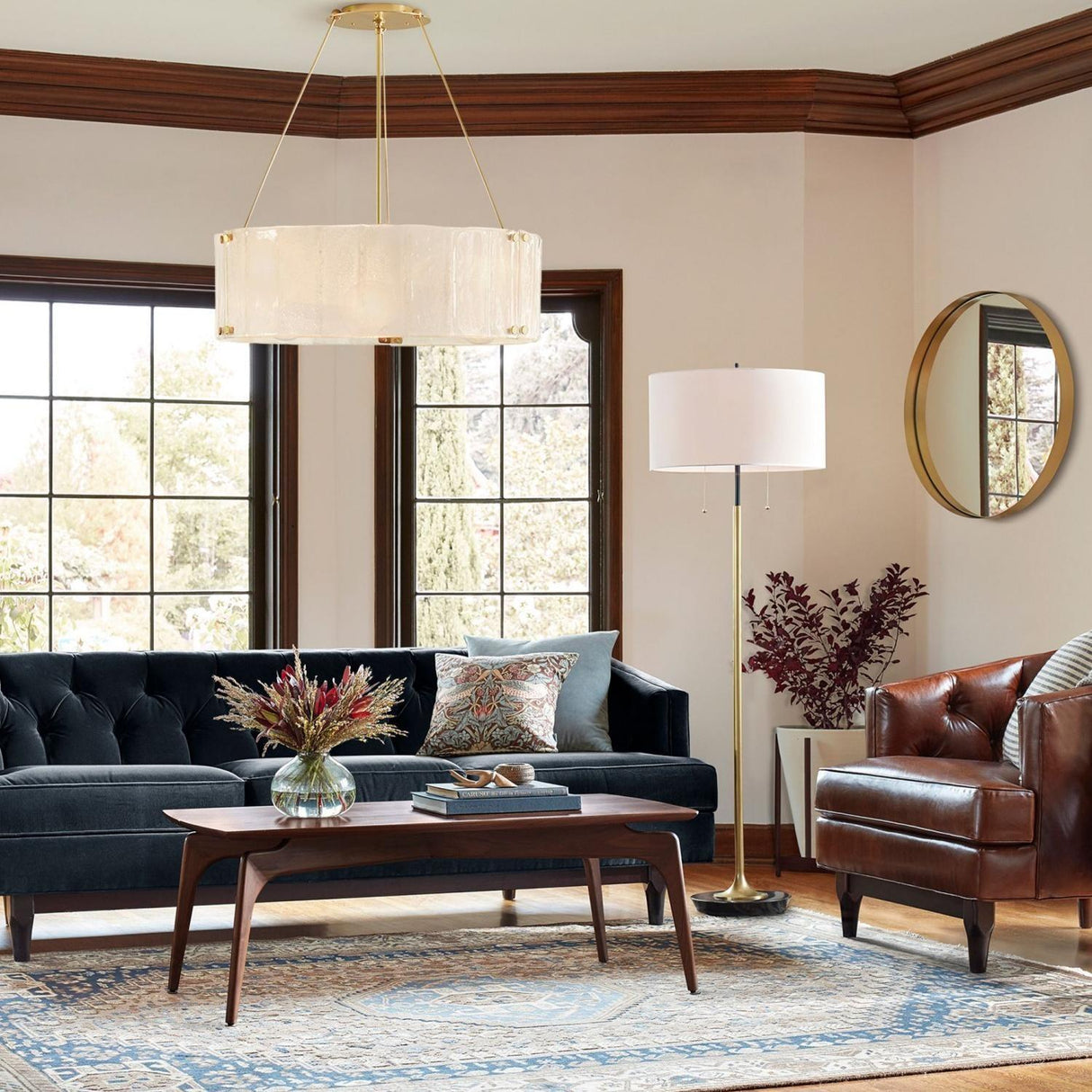 Willamette Round Crystal Chandelier