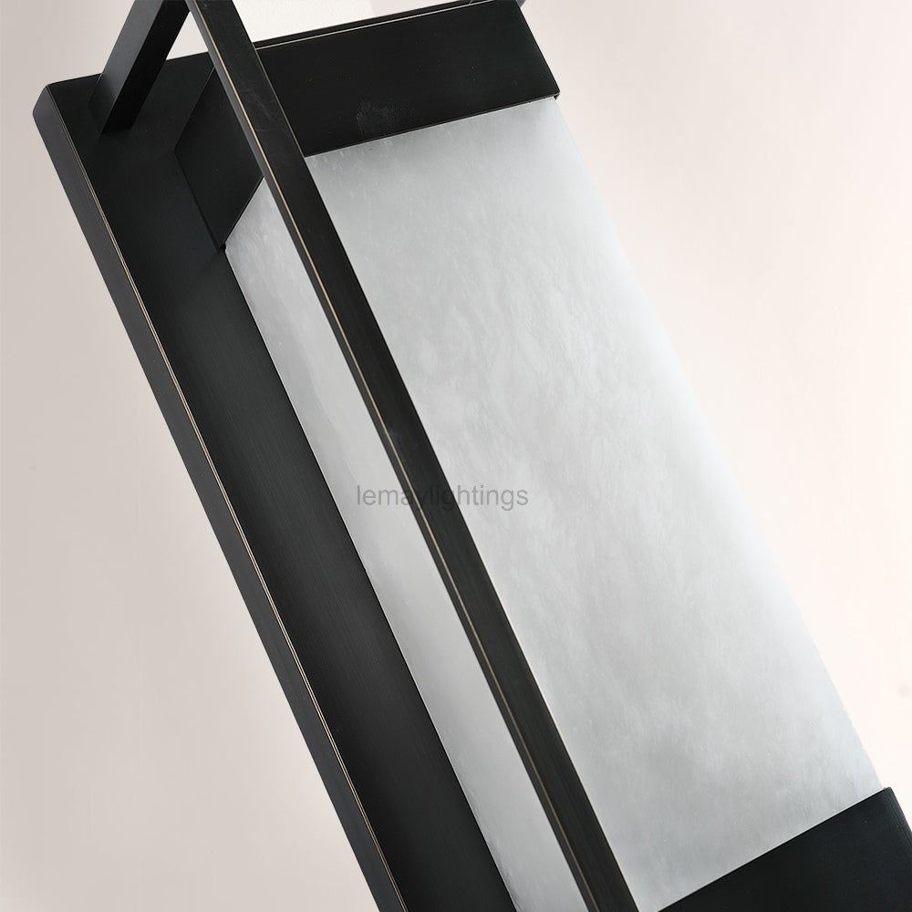 Bravura Alabaster Wall Sconce 15.7H