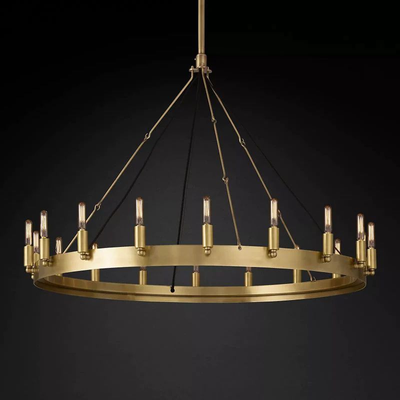 Camia Filament Round Chandelier<26"-73">