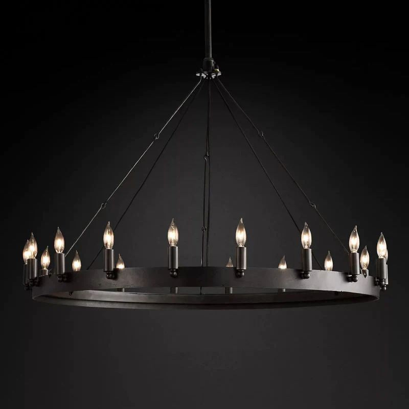Camia Candelabra Round Chandelier<26"-73">