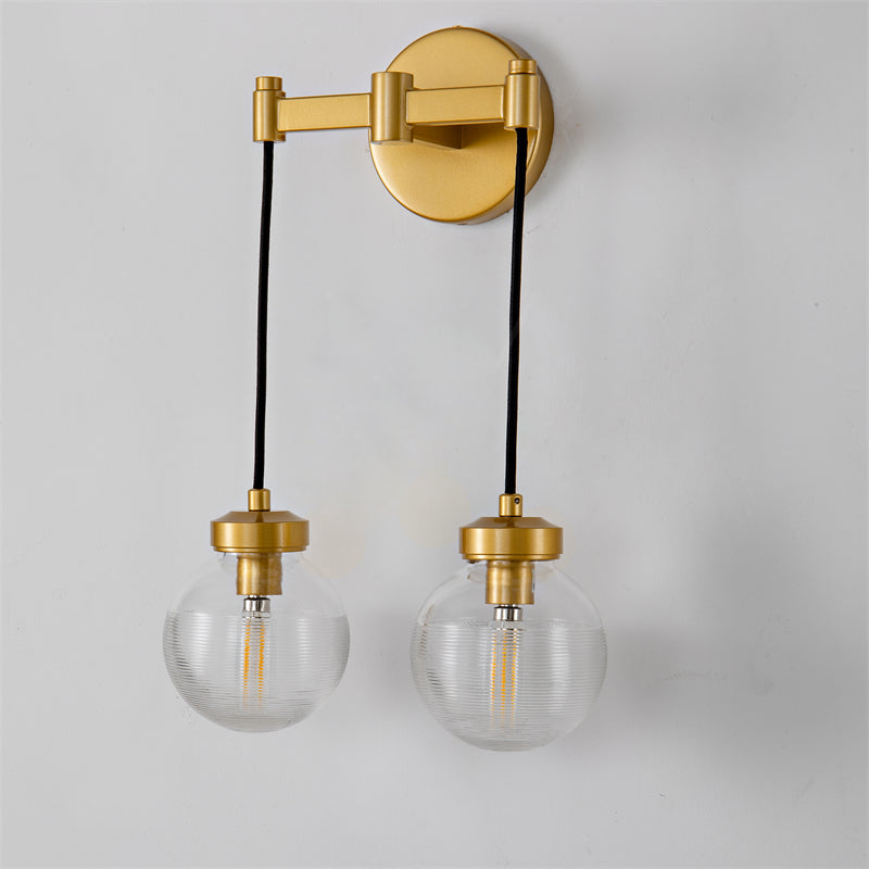 Coral Spherical Modern Wall Sconce