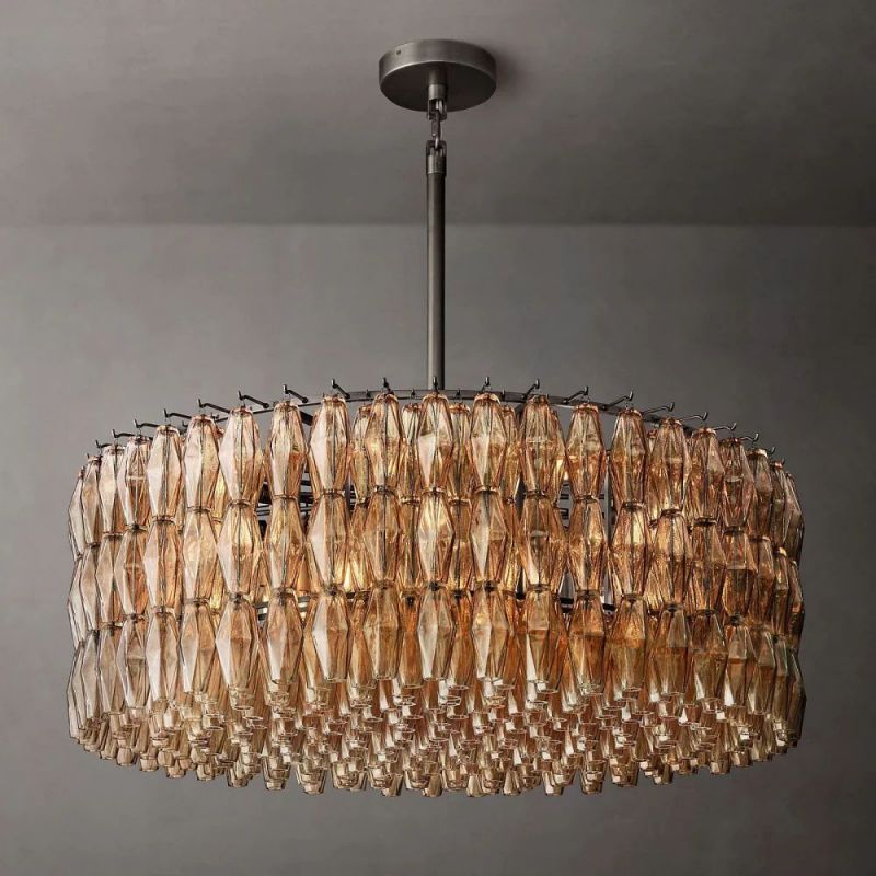 Dezeen Round Chandelier 37"