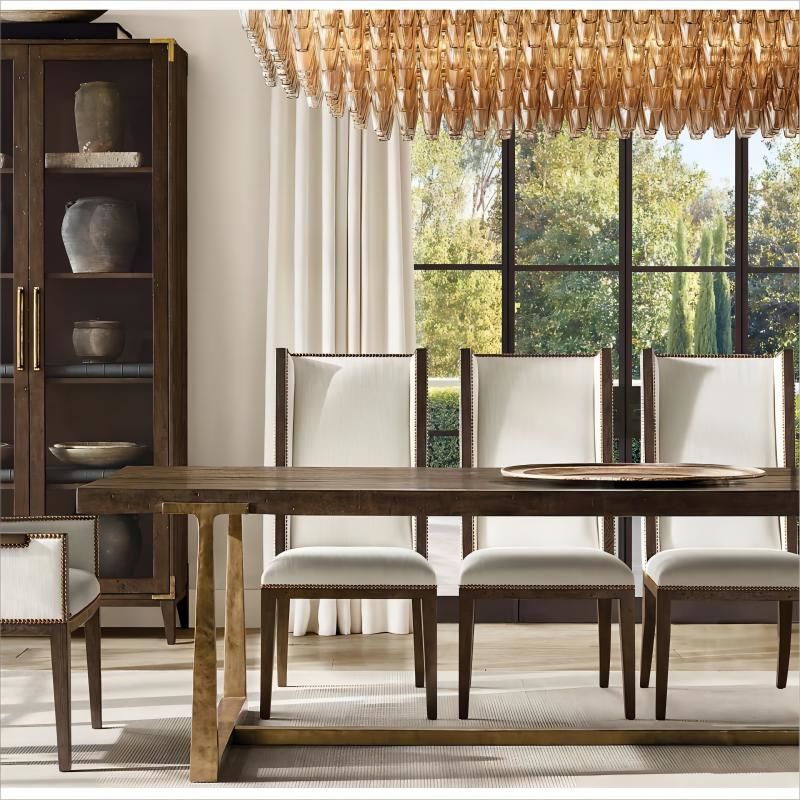 Dezeen Tiered Rectangle Chandelier 74"