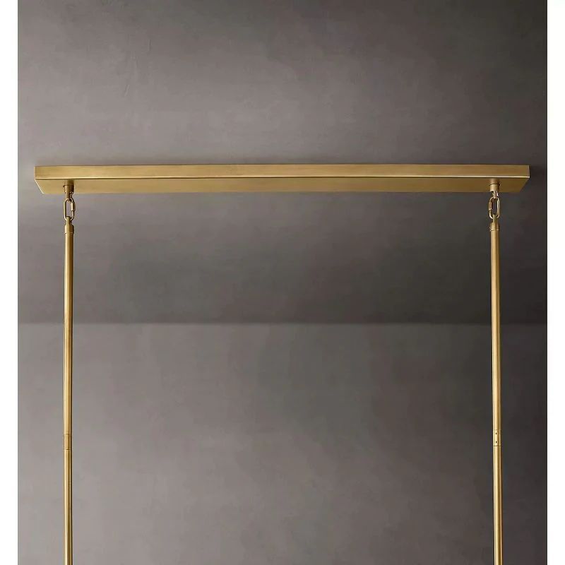 Dezeen Tiered Rectangle Chandelier 74"