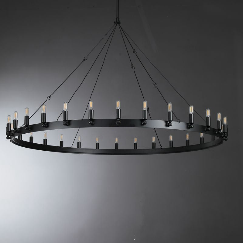 Camia Filament Round Chandelier<26"-73">