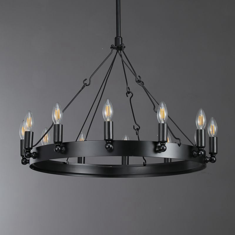 Camia Candelabra Round Chandelier<26"-73">