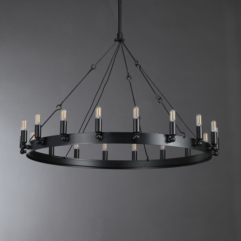 Camia Filament Round Chandelier<26"-73">