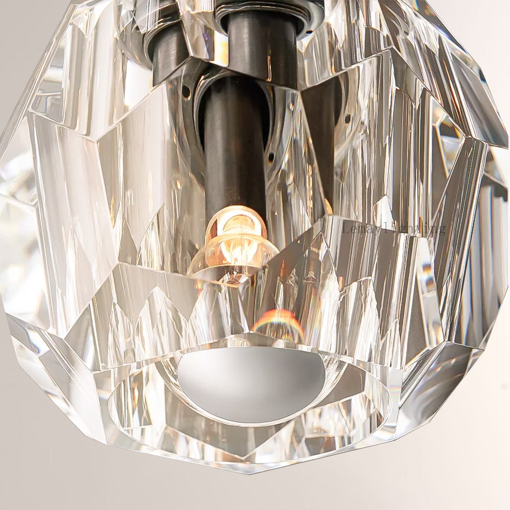 Sibole Glass Petite Flushmount