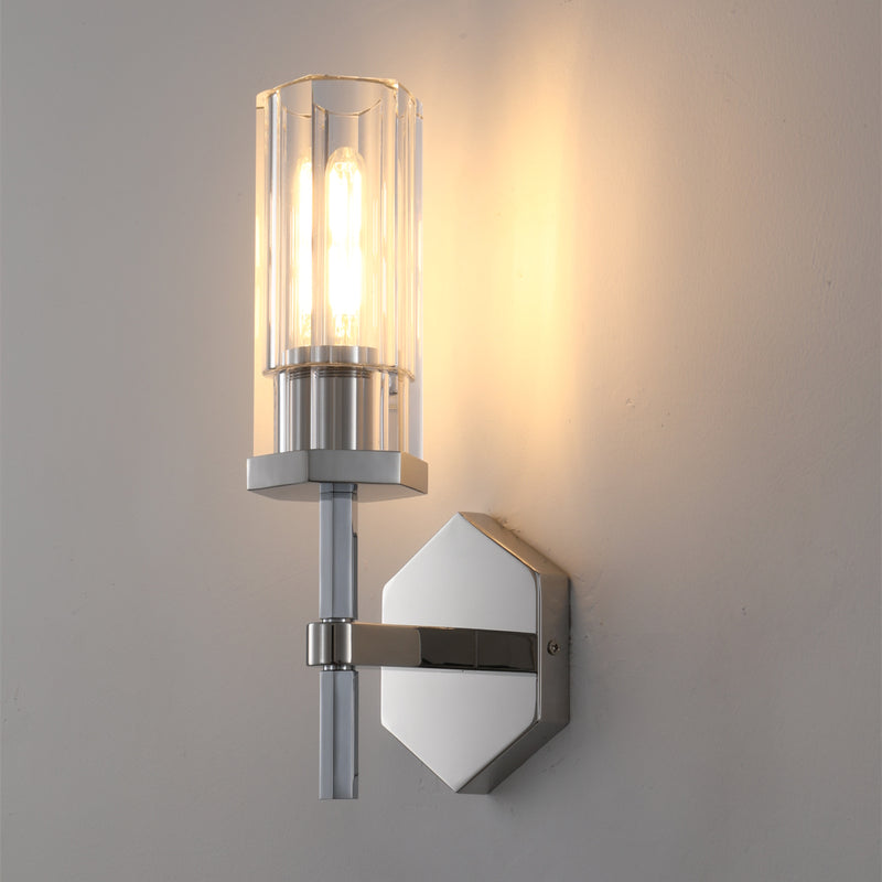 Lambert Polygonal Crystal Sconce