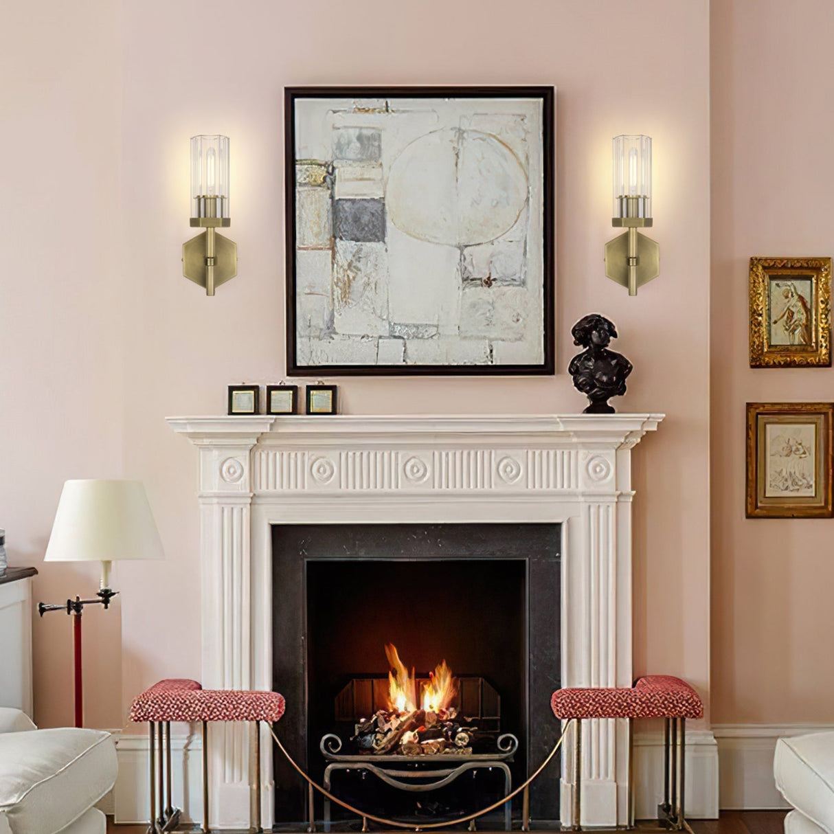 Lambert Polygonal Crystal Sconce