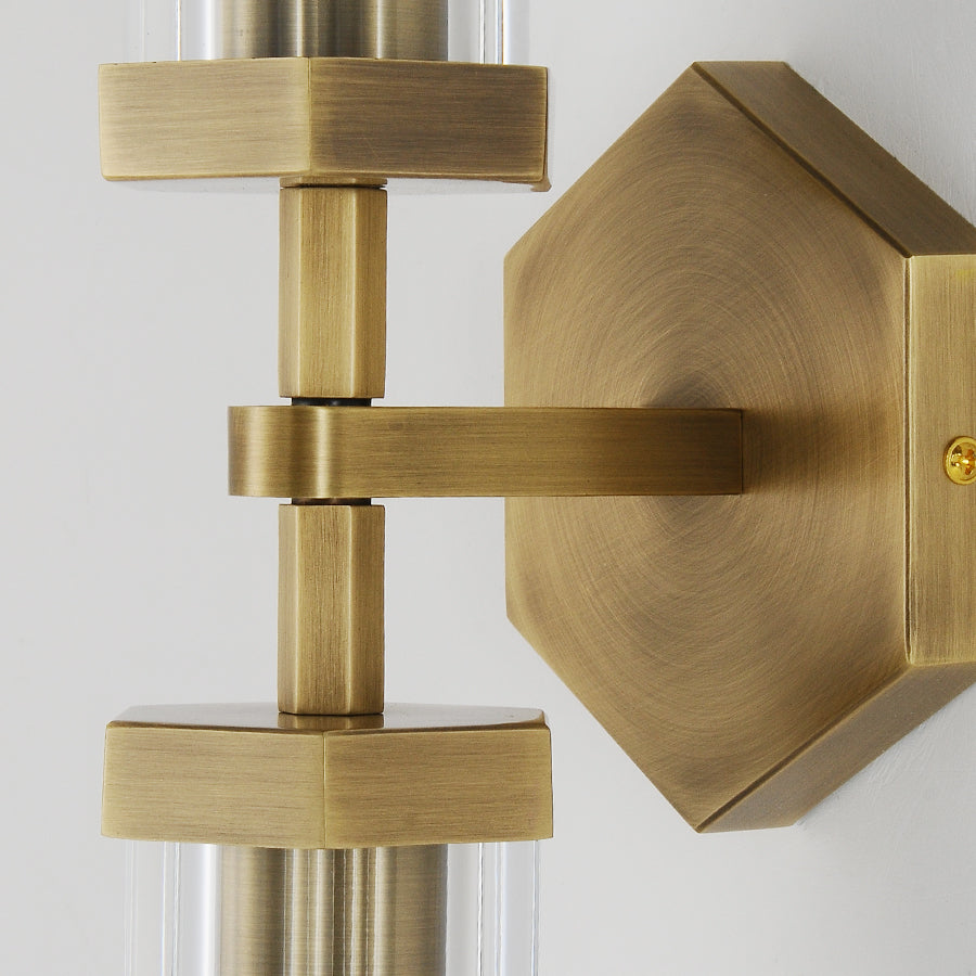 Lambert Polygonal Crystal Sconce