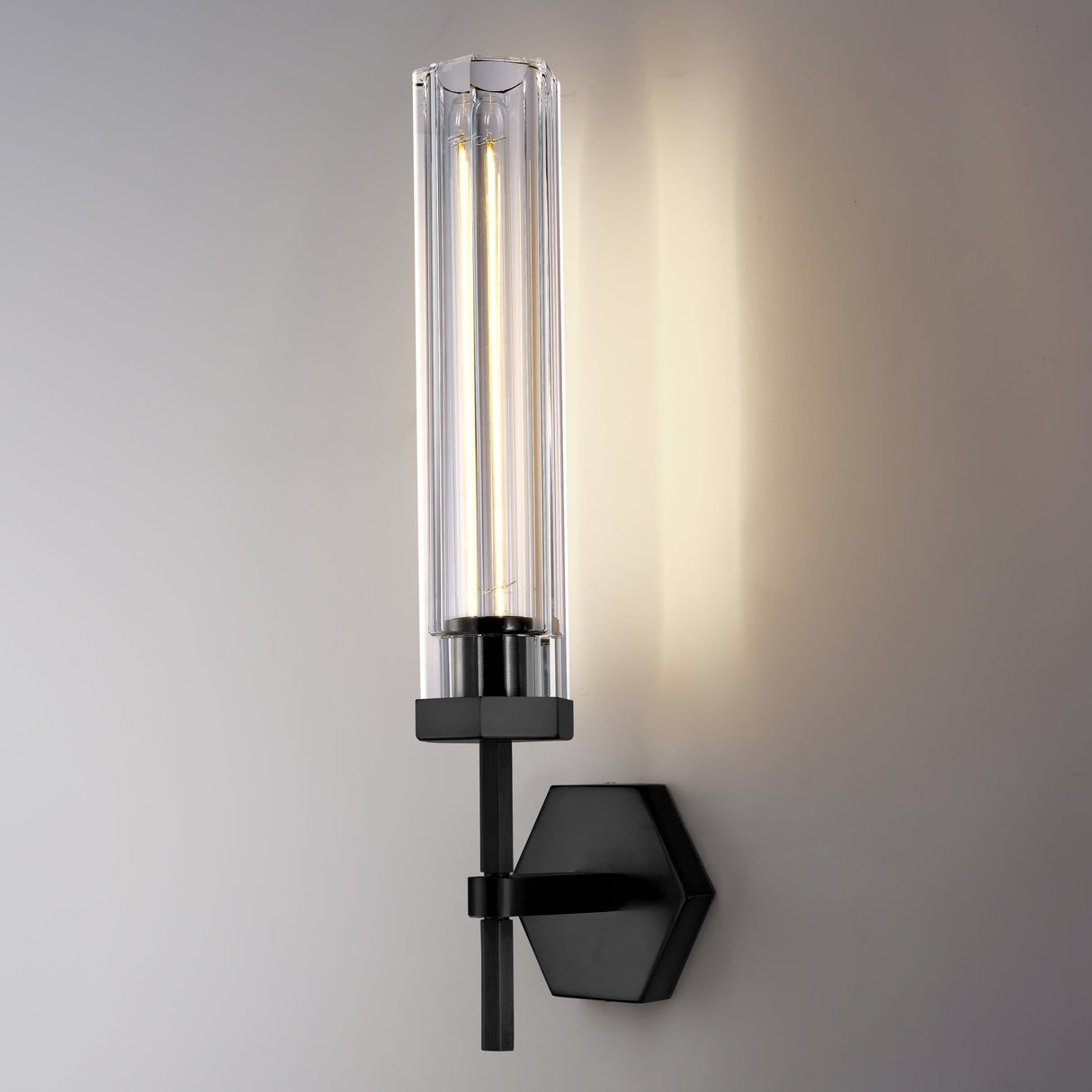 Lambert Polygonal Crystal Sconce