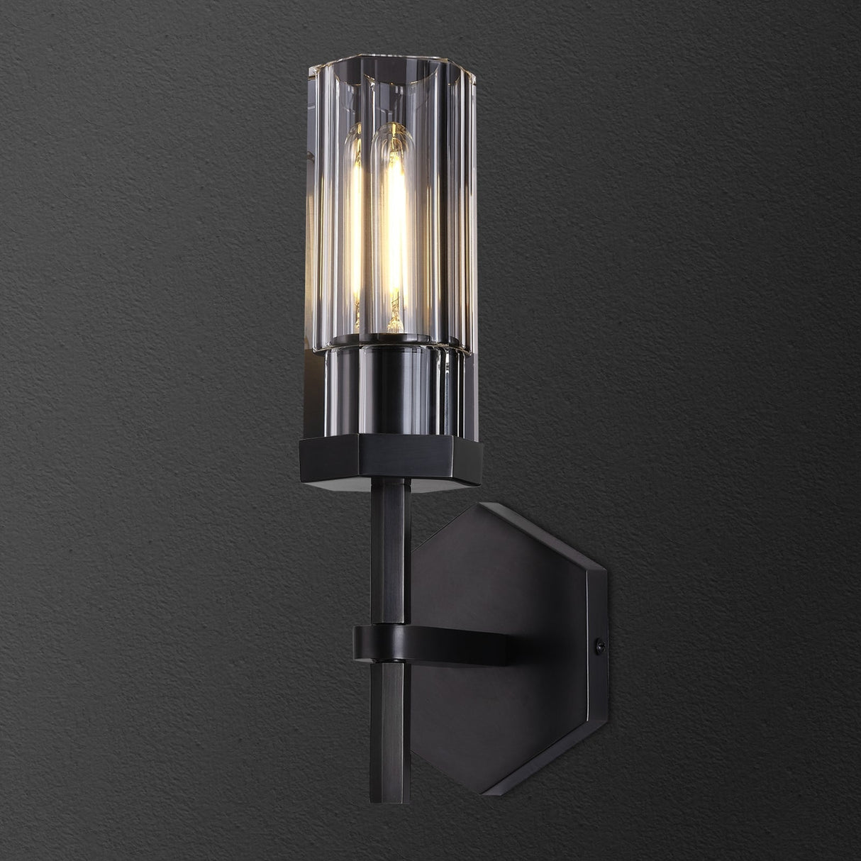Lambert Polygonal Crystal Sconce