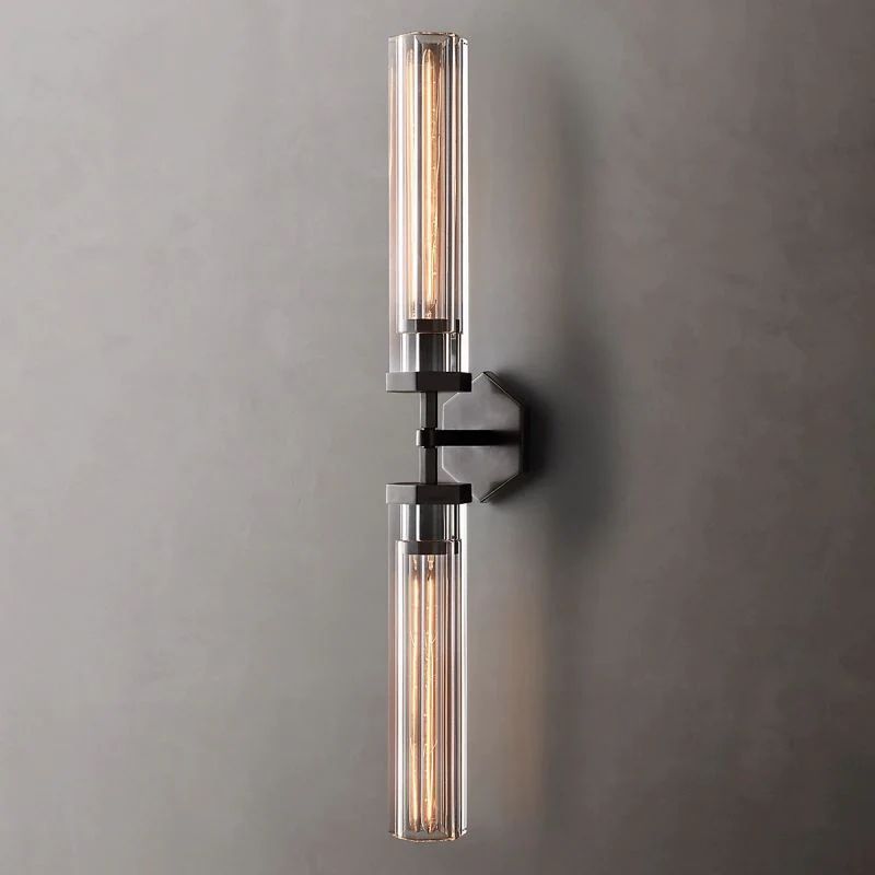 Lambert Polygonal Crystal Linear Wall Sconce