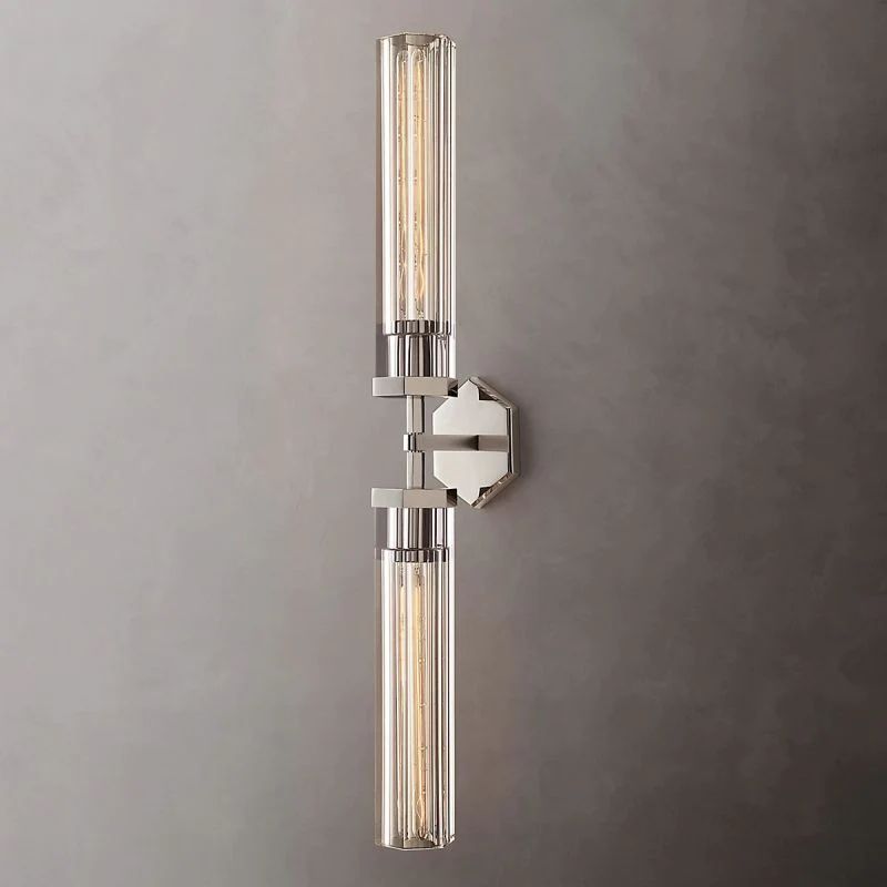 Lambert Polygonal Crystal Linear Wall Sconce