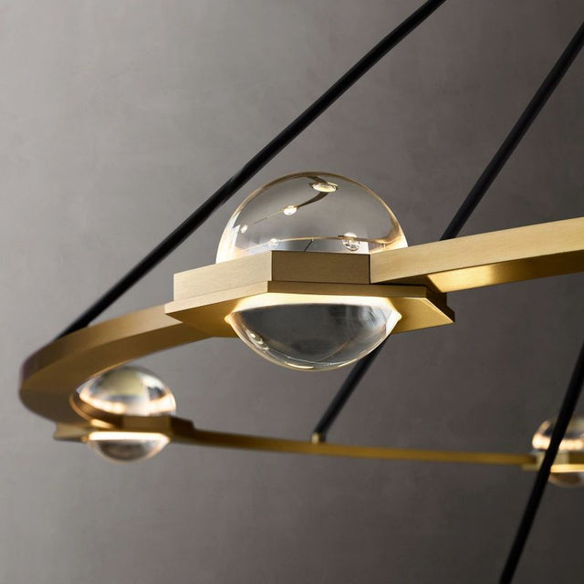 Liam 2-Tier Round Chandelier 60"