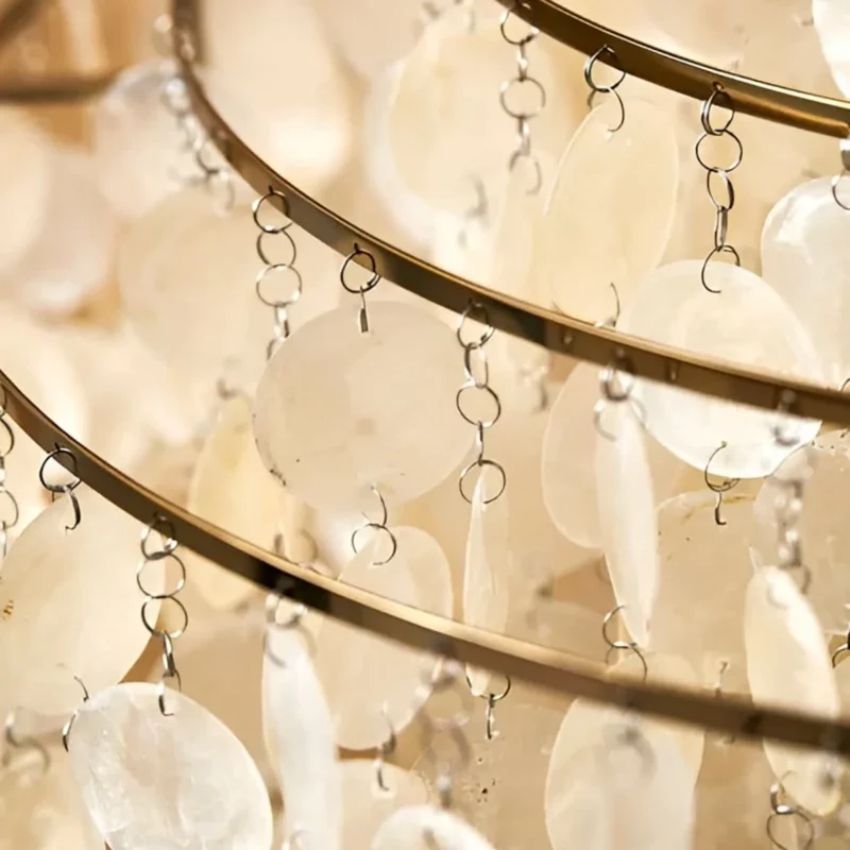 Matthias Mother Of Pearl Round Chandelier