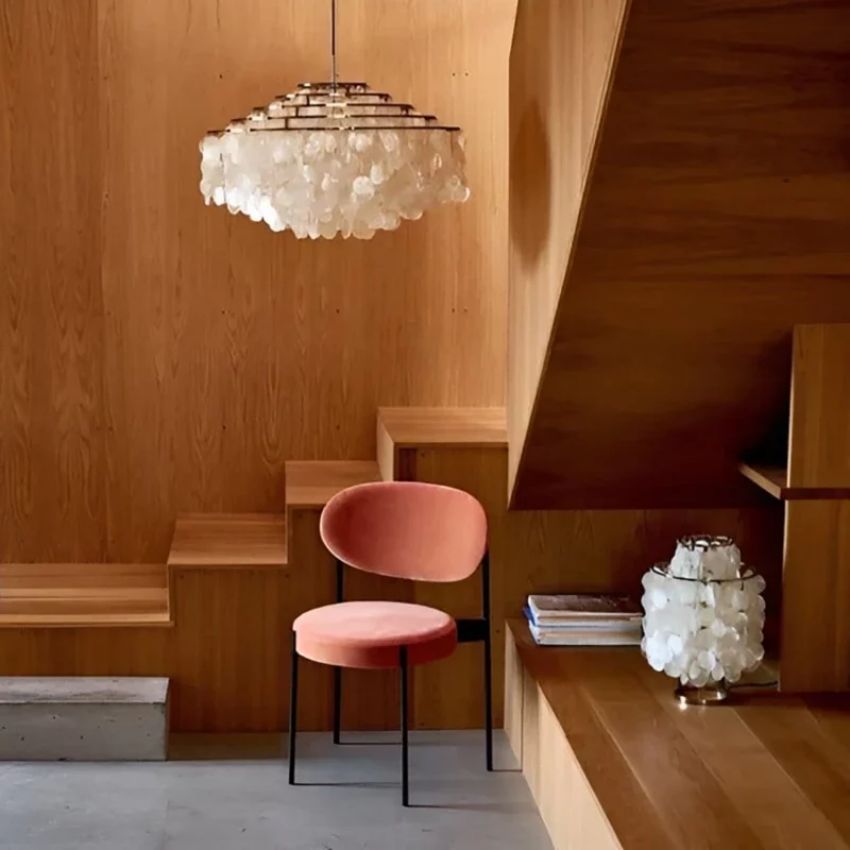 Matthias Mother Of Pearl Round Chandelier