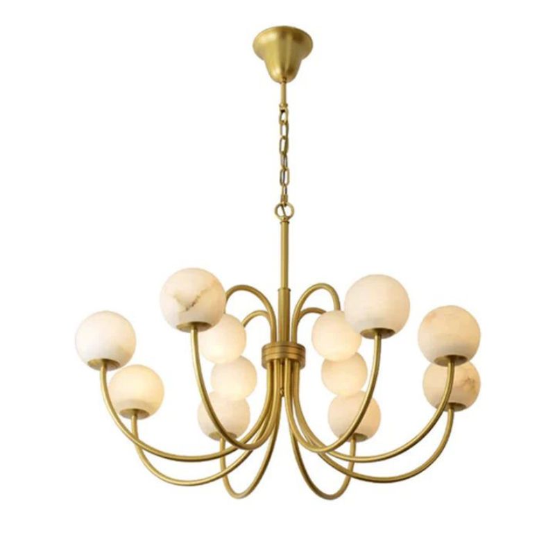 Alabaster Bloom Chandelier