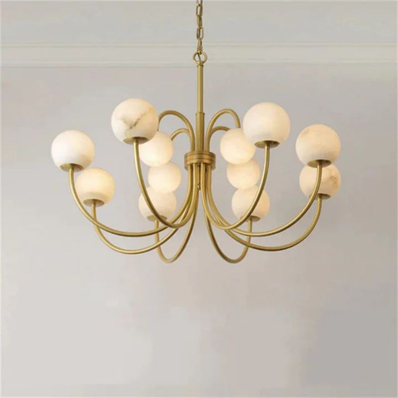 Alabaster Bloom Chandelier