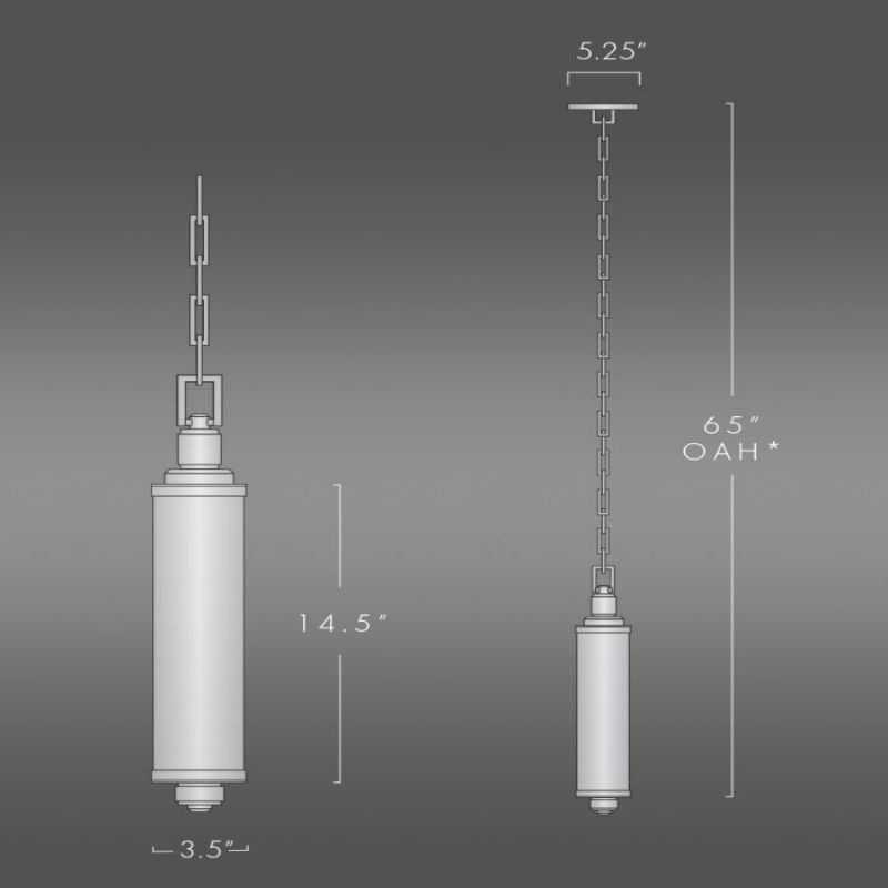 Mitru Cylinder Pendant