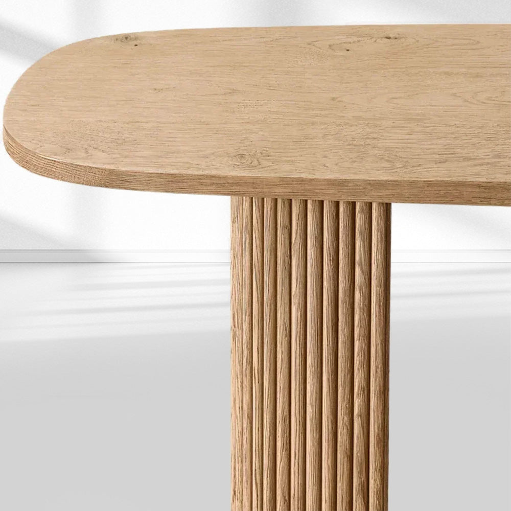 Mulholland Plank Wood Console Table