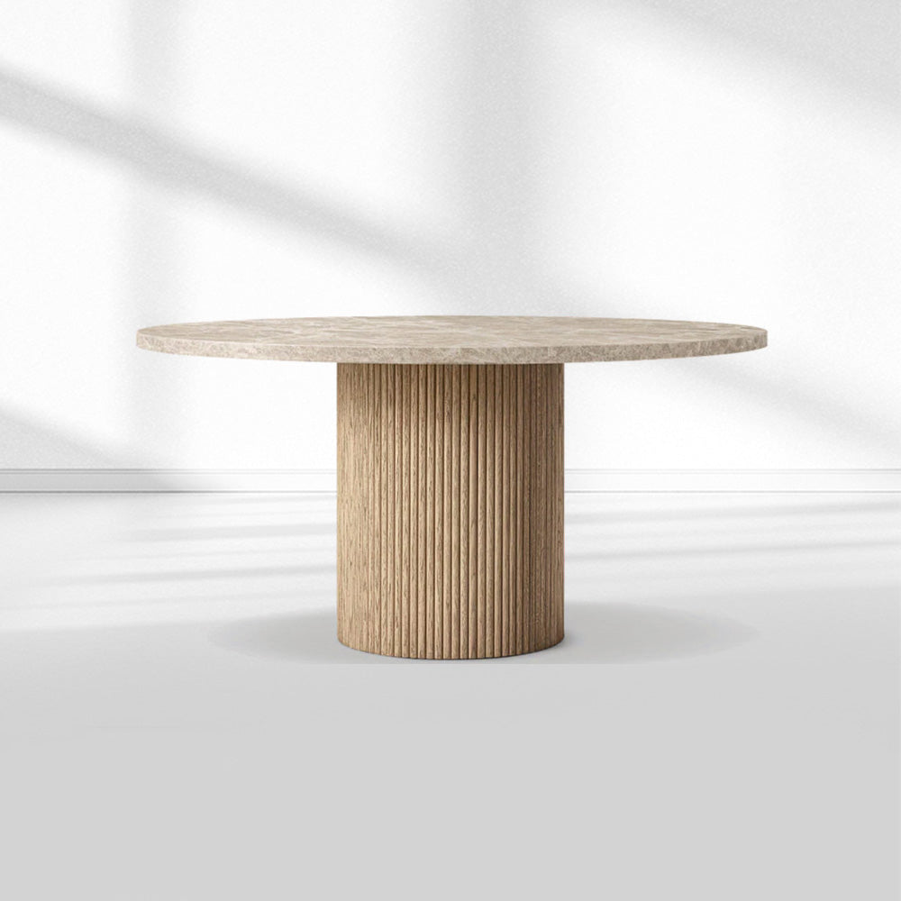 Mulholland Stone Round Dining Table