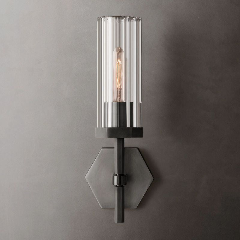 Noah Hexagonal Sconce 14"H