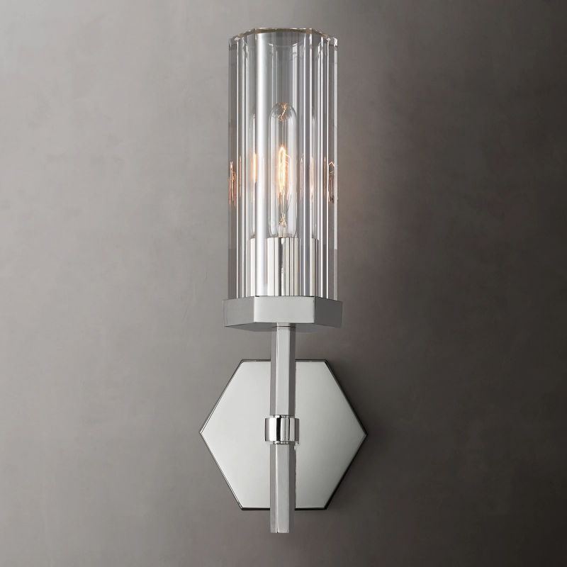 Noah Hexagonal Sconce 14"H