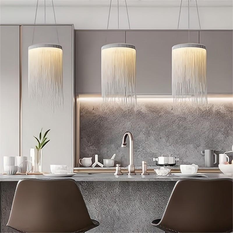 Onset Modern Alabaster Kitchen Island Pendant