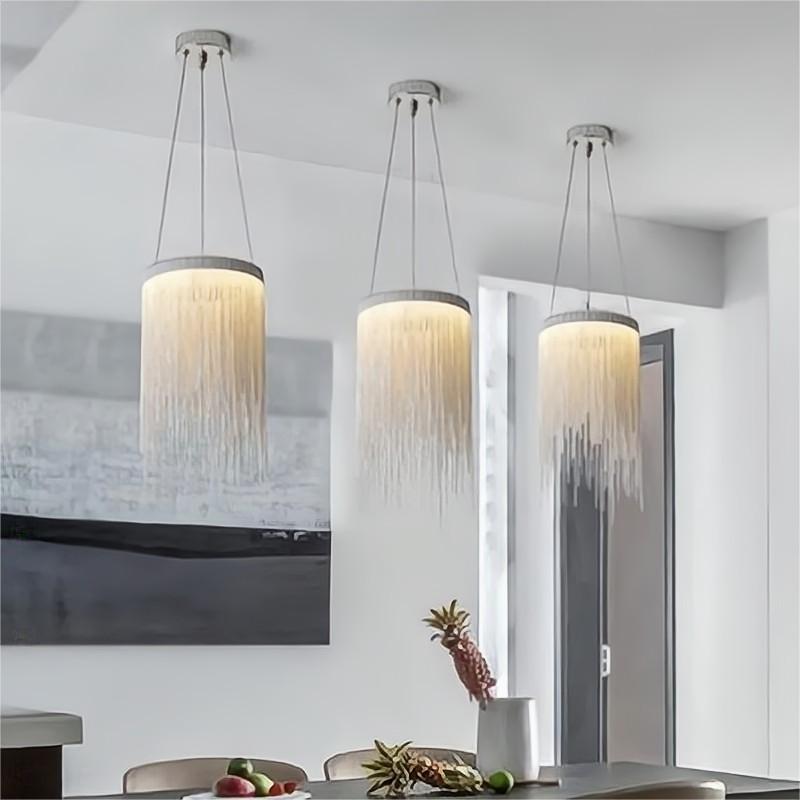 Onset Modern Alabaster Kitchen Island Pendant