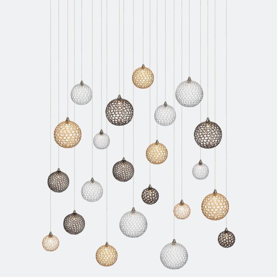 Planet Rectangle Chandelier