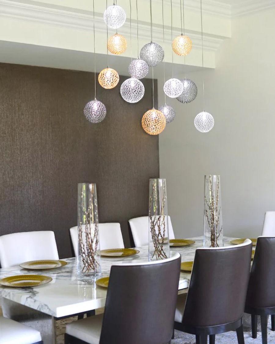 Planet Square Chandelier