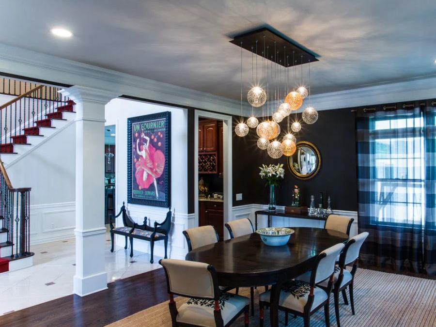 Planet Square Chandelier