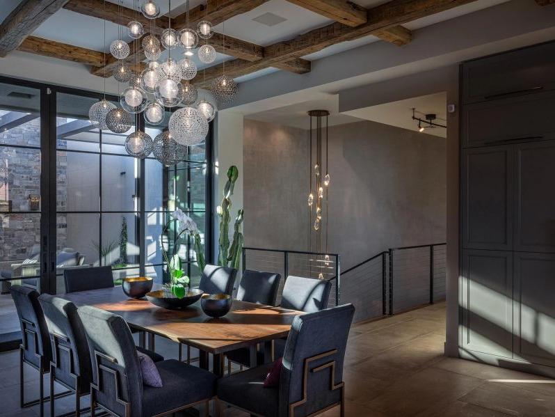 Planet Square Chandelier