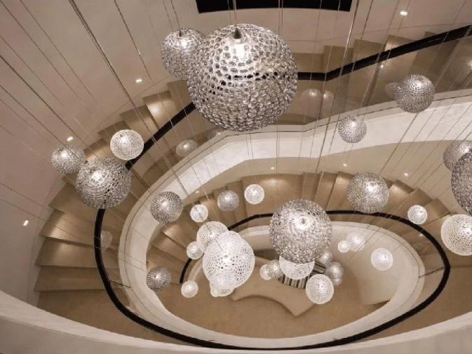 Planet Square Chandelier