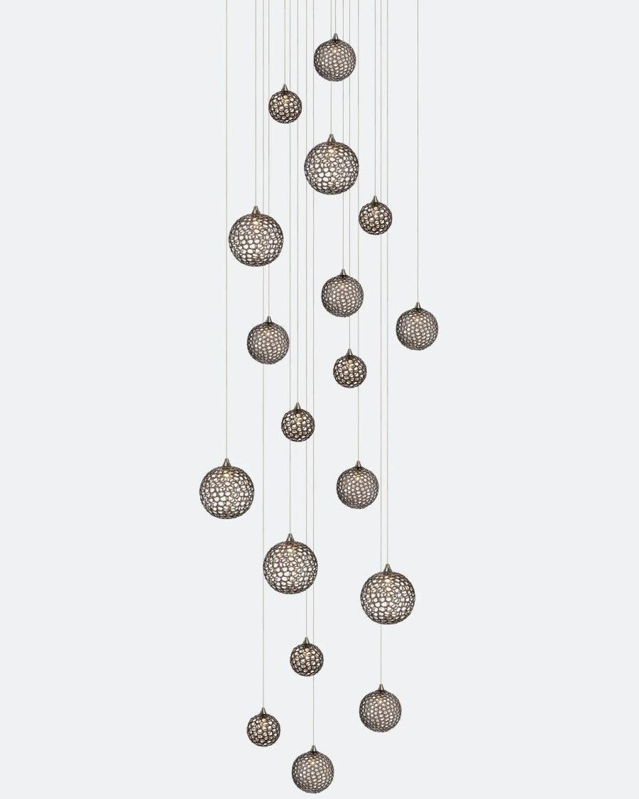 Planet Square Chandelier