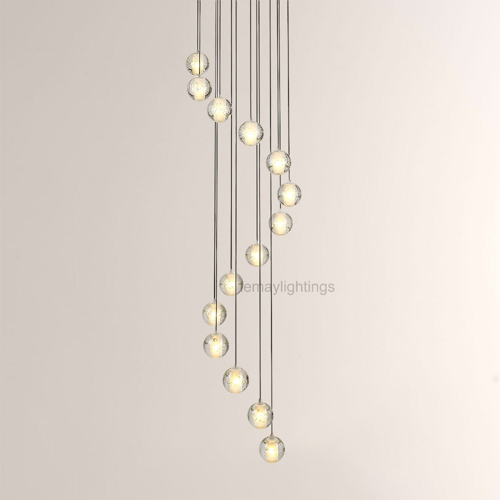 Pearl Ball Ceiling Chandelier 14 20 Light