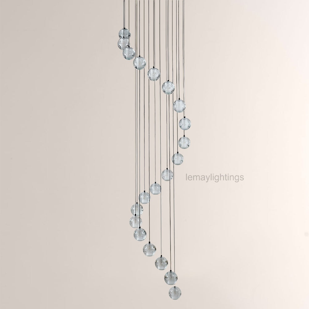 Pearl Ball Ceiling Chandelier 14 20 Light