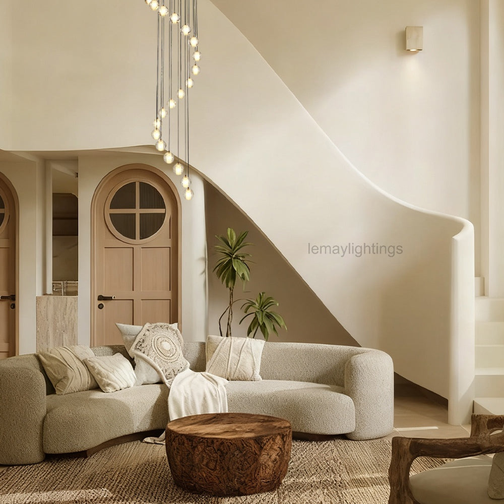 Pearl Ball Ceiling Chandelier 14 20 Light