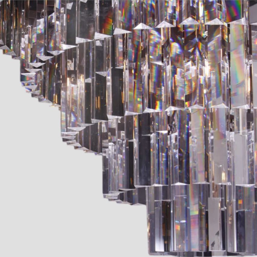 Ryan Spiral Tierd Crystal Chandelier