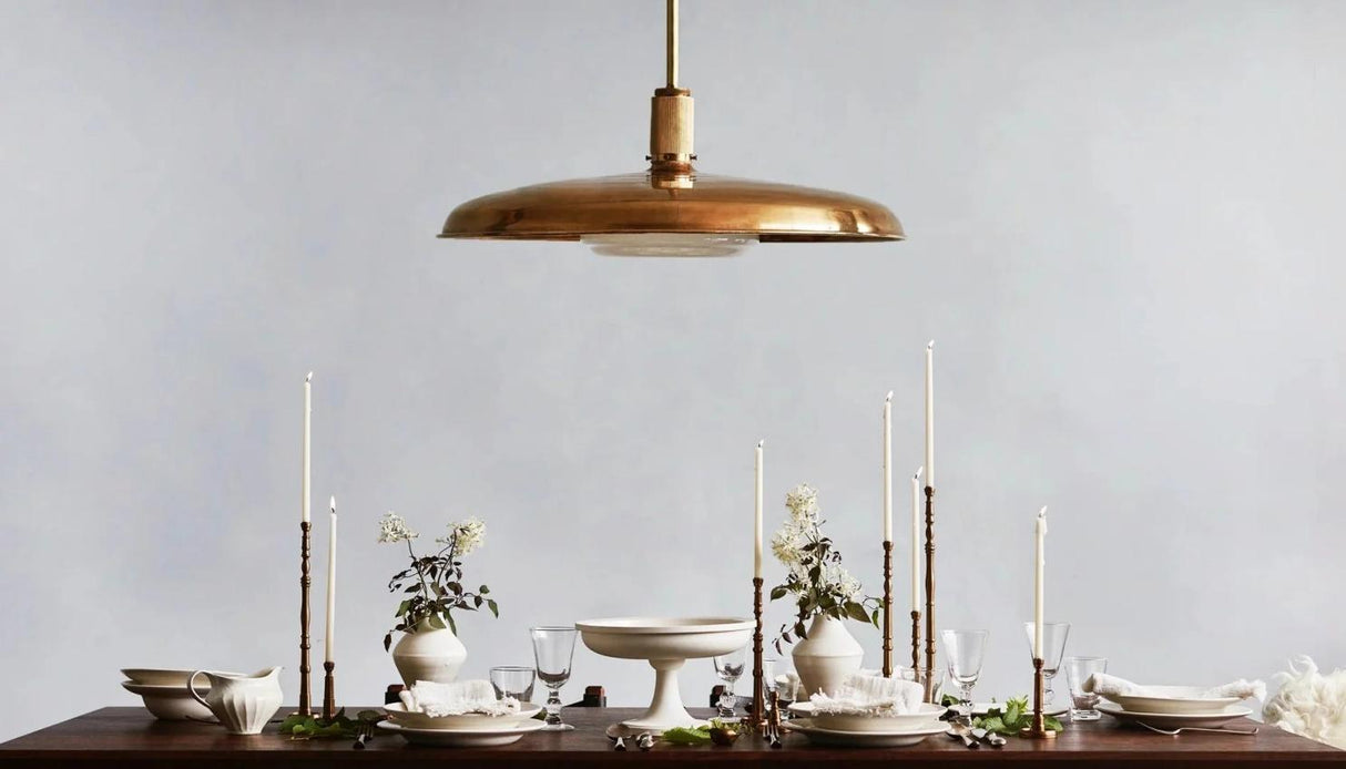 ROMAN AND WILLIAMS GUILD OSCAR PENDANT LIGHT