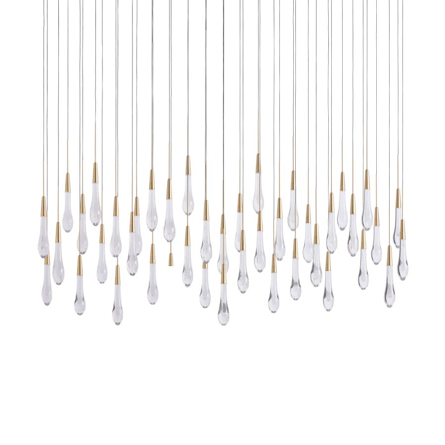 Raindrop Linear Chandelier
