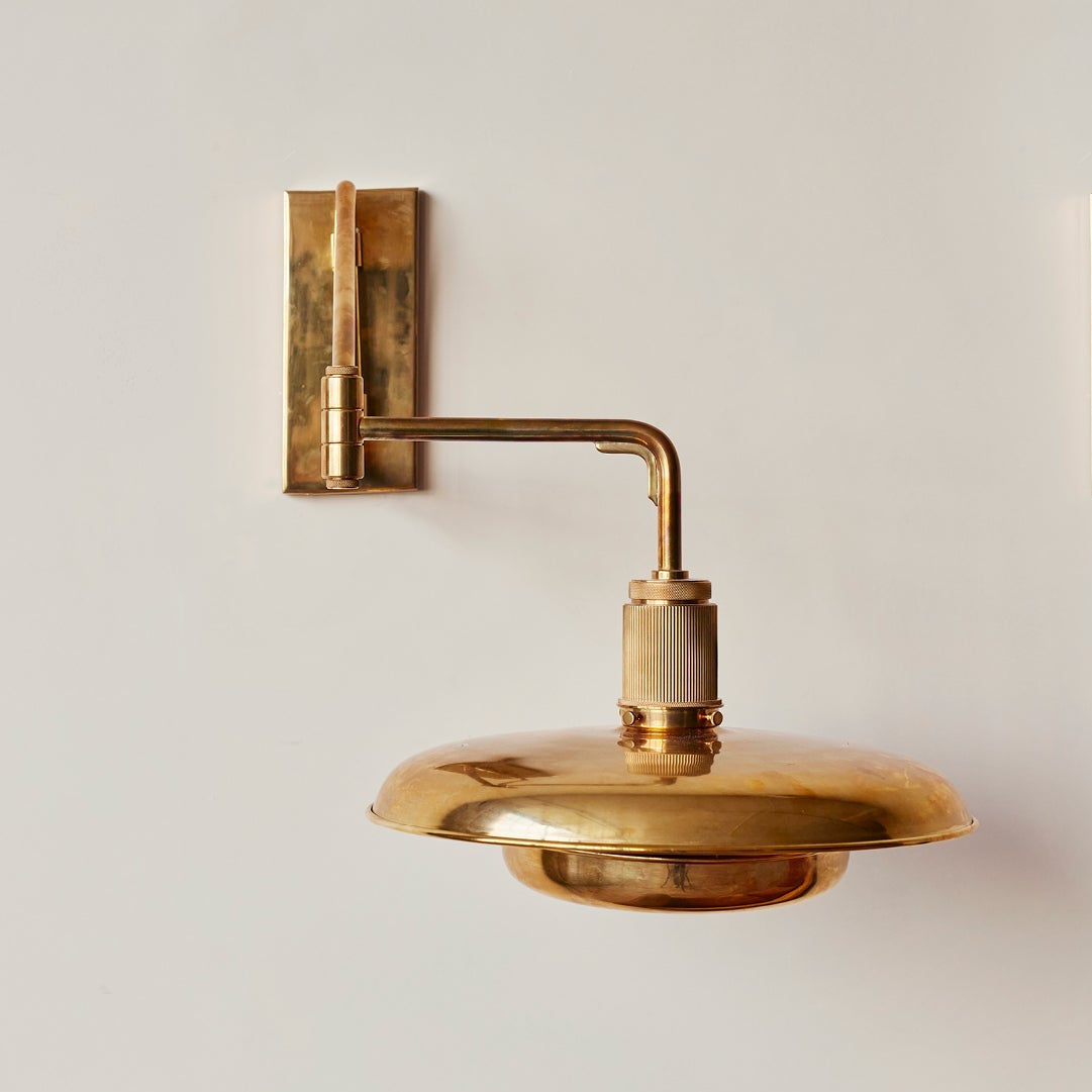 Roman And Williams Oscar Articulated Sconce Metal Shade